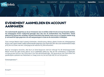 Flextickets aanmelden